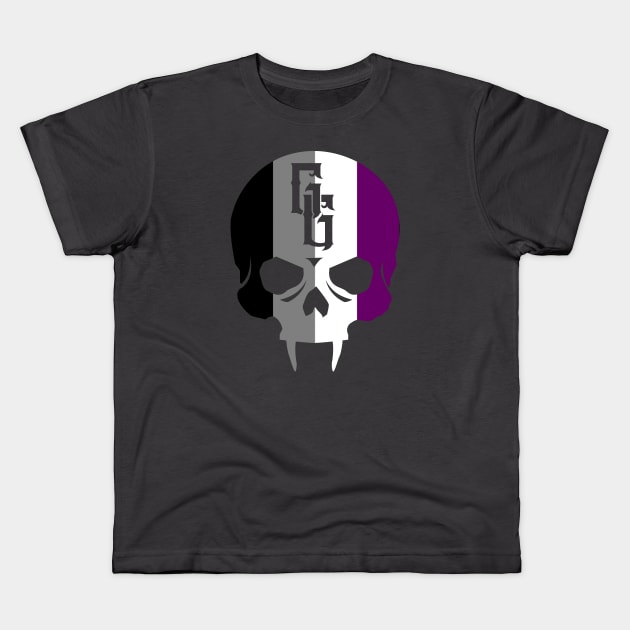 Asexual Pride Gehenna Kids T-Shirt by highcouncil@gehennagaming.com